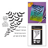 Spellbinders Midnight Mischief Press & Foil Plates Winged Shadows (BP-385)