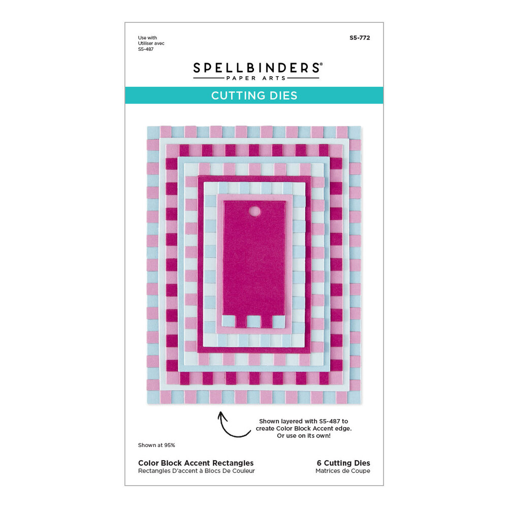 Spellbinders Midnight Mischief Etched Dies Color Block Accent Rectangles (S5-772) Spellbinders Midnight Mischief Etched Dies Color Block Accent Rectangles (S5-772)