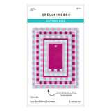 Spellbinders Midnight Mischief Etched Dies Color Block Accent Rectangles (S5-772)