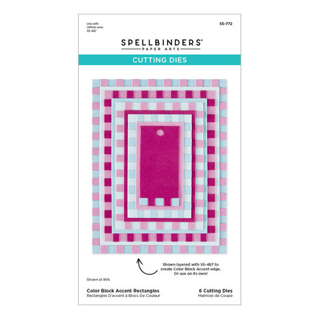 Spellbinders Midnight Mischief Etched Dies Color Block Accent Rectangles (S5-772) Spellbinders Midnight Mischief Etched Dies Color Block Accent Rectangles (S5-772)