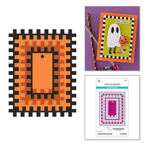 Spellbinders Midnight Mischief Etched Dies Color Block Accent Rectangles (S5-772) Spellbinders Midnight Mischief Etched Dies Color Block Accent Rectangles (S5-772)