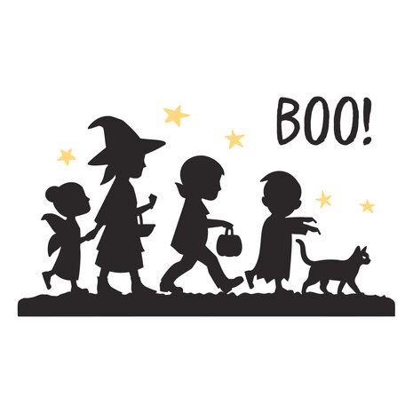 Spellbinders Midnight Mischief Etched Dies Boo Parade (S4-1565) Spellbinders Midnight Mischief Etched Dies Boo Parade (S4-1565)