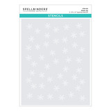 Spellbinders Mugs & Kisses Stencil Snow Joy (STN-109)