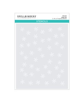 Spellbinders Mugs & Kisses Stencil Snow Joy (STN-109)