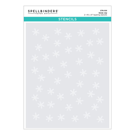 Spellbinders Mugs & Kisses Stencil Snow Joy (STN-109) Spellbinders Mugs & Kisses Stencil Snow Joy (STN-109)
