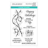 Spellbinders Mugs & Kisses Clear Stamp Set Mugs and Kisses Sentiments (STP-260)