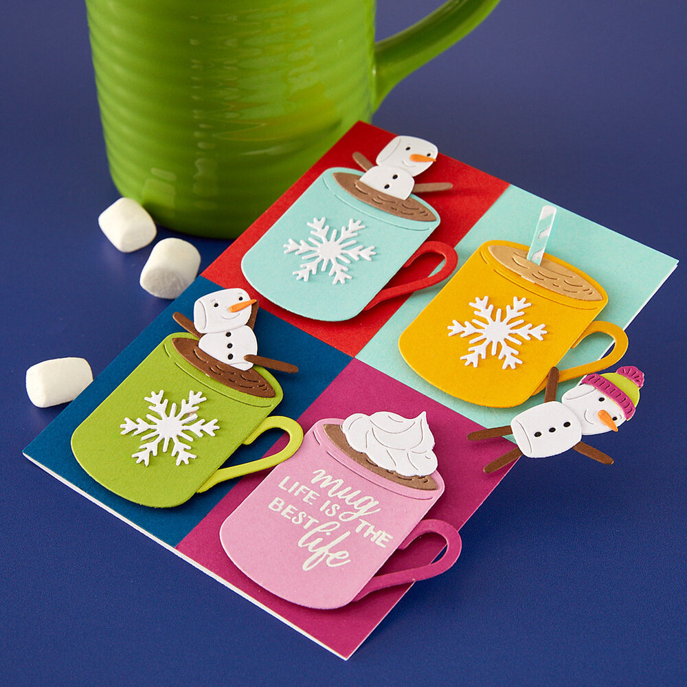 Spellbinders Mugs & Kisses Clear Stamp Set Mugs and Kisses Sentiments (STP-260) Spellbinders Mugs & Kisses Clear Stamp Set Mugs and Kisses Sentiments (STP-260)