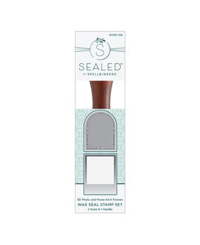 Spellbinders Simply Halloween Wax Seal Stamps + Handle 3D Photo & Floral Arch Frames 3D (WS3D-018)