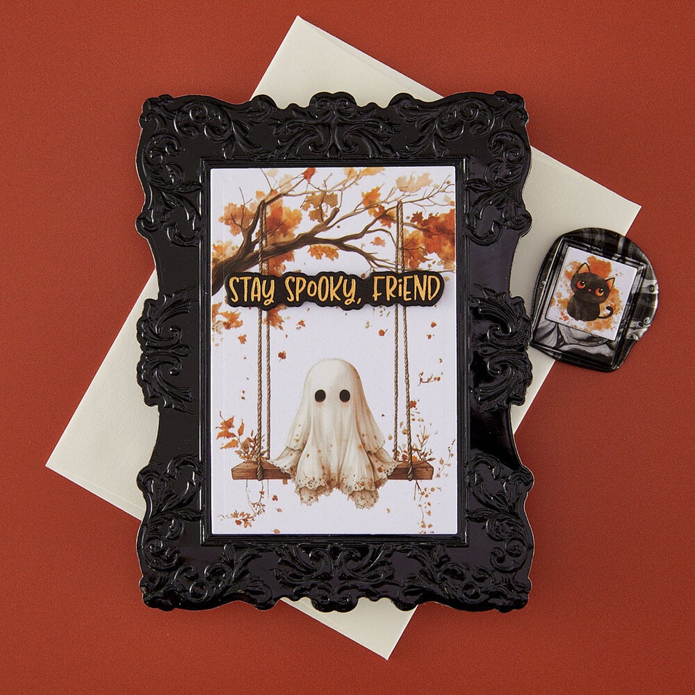 Spellbinders Simply Halloween Rub-On Sheets Tricks & Treats (SCSR-015) Spellbinders Simply Halloween Rub-On Sheets Tricks & Treats (SCSR-015)