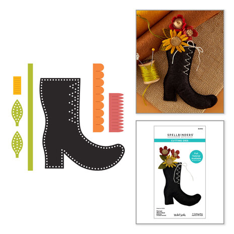 Spellbinders Halloween Felt Stitch & Create Felt Etched Dies Harvest Witch Boot by Nichol Spohr (S4-1562) Spellbinders Halloween Felt Stitch & Create Felt Etched Dies Harvest Witch Boot by Nichol Spohr (S4-1562)