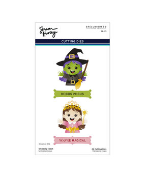 Spellbinders Halloween Hugs Etched Dies Wickedly Sweet by Simon Hurley (S6-273)