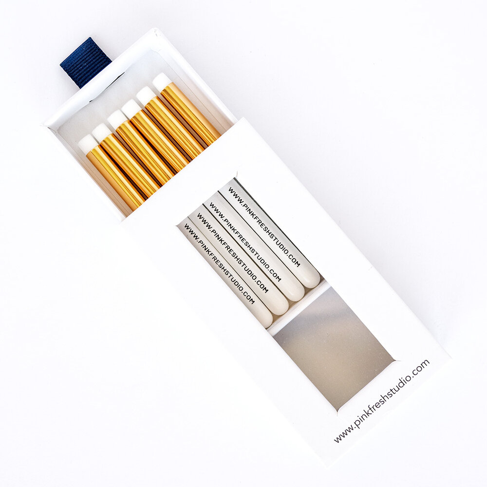 Pinkfresh Studio Blending Brush Set 1/4 Inch (6pcs) (PF107ES) Pinkfresh Studio Blending Brush Set 1/4 Inch (6pcs) (PF107ES)