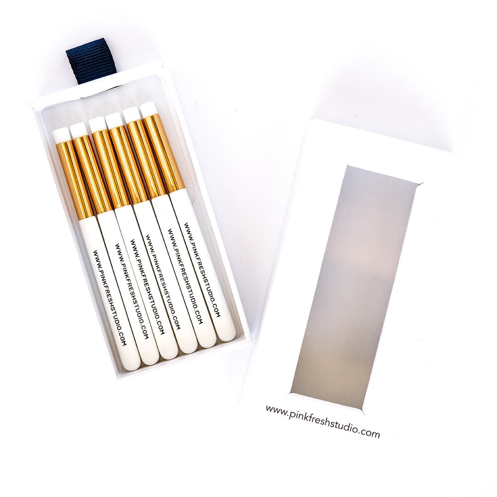 Pinkfresh Studio Blending Brush Set 1/4 Inch (6pcs) (PF107ES) Pinkfresh Studio Blending Brush Set 1/4 Inch (6pcs) (PF107ES)