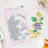Pinkfresh Studio Season of Wonder Press Plate Festive Flourish by Inna Moreva (332226)