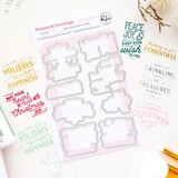 Pinkfresh Studio Season of Wonder Die Treasured Greetings by Inna Moreva (337826)