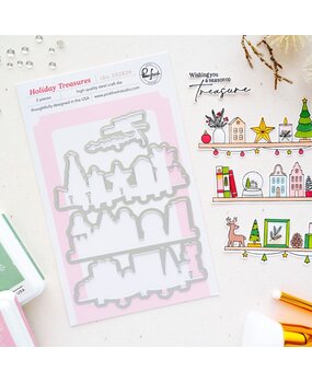 Pinkfresh Studio Season of Wonder Die Holiday Treasures by Inna Moreva (332826)