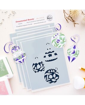 Pinkfresh Studio Season of Wonder Stencil Ornamental Beauty by Inna Moreva (332526)
