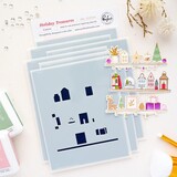 Pinkfresh Studio Season of Wonder Stencil Holiday Treasures by Inna Moreva (332926)