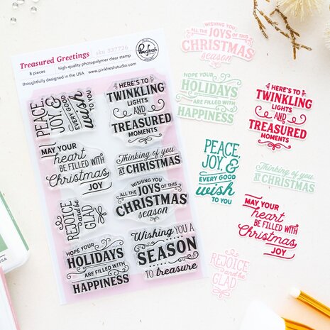 Pinkfresh Studio Season of Wonder Stamp Treasured Greetings by Inna Moreva (337726) Pinkfresh Studio Season of Wonder Stamp Treasured Greetings by Inna Moreva (337726)