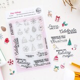 Pinkfresh Studio Season of Wonder Stamp Tiny Tidings by Inna Moreva (333126)