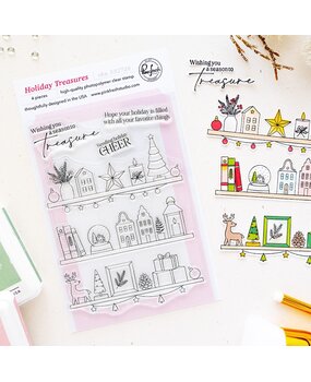 Pinkfresh Studio Season of Wonder Stamp Holiday Treasures by Inna Moreva (332726)