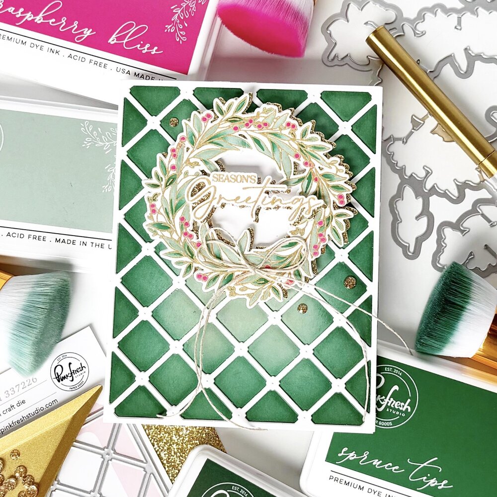 Pinkfresh Studio Season of Wonder Washi Tape Seasonal Sprigs by Dawn Woleslagle (331626)