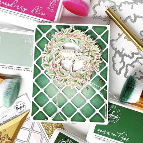 Pinkfresh Studio Season of Wonder Washi Tape Seasonal Sprigs by Dawn Woleslagle (331626)