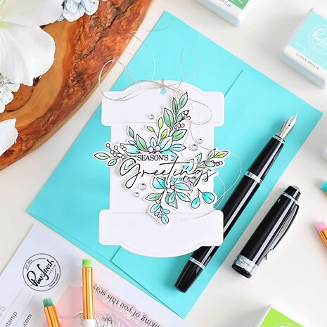 Pinkfresh Studio Season of Wonder Die Seasonal Sprigs by Dawn Woleslagle (331426)