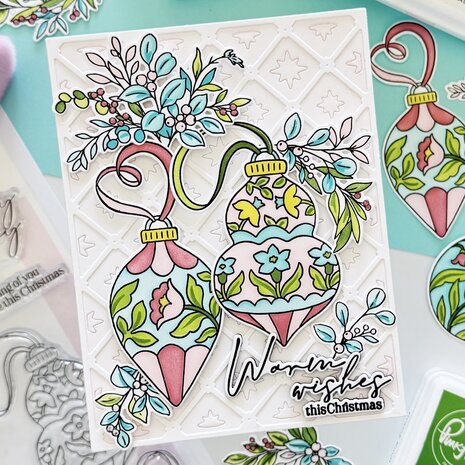 Pinkfresh Studio Season of Wonder Die Seasonal Sprigs by Dawn Woleslagle (331426)