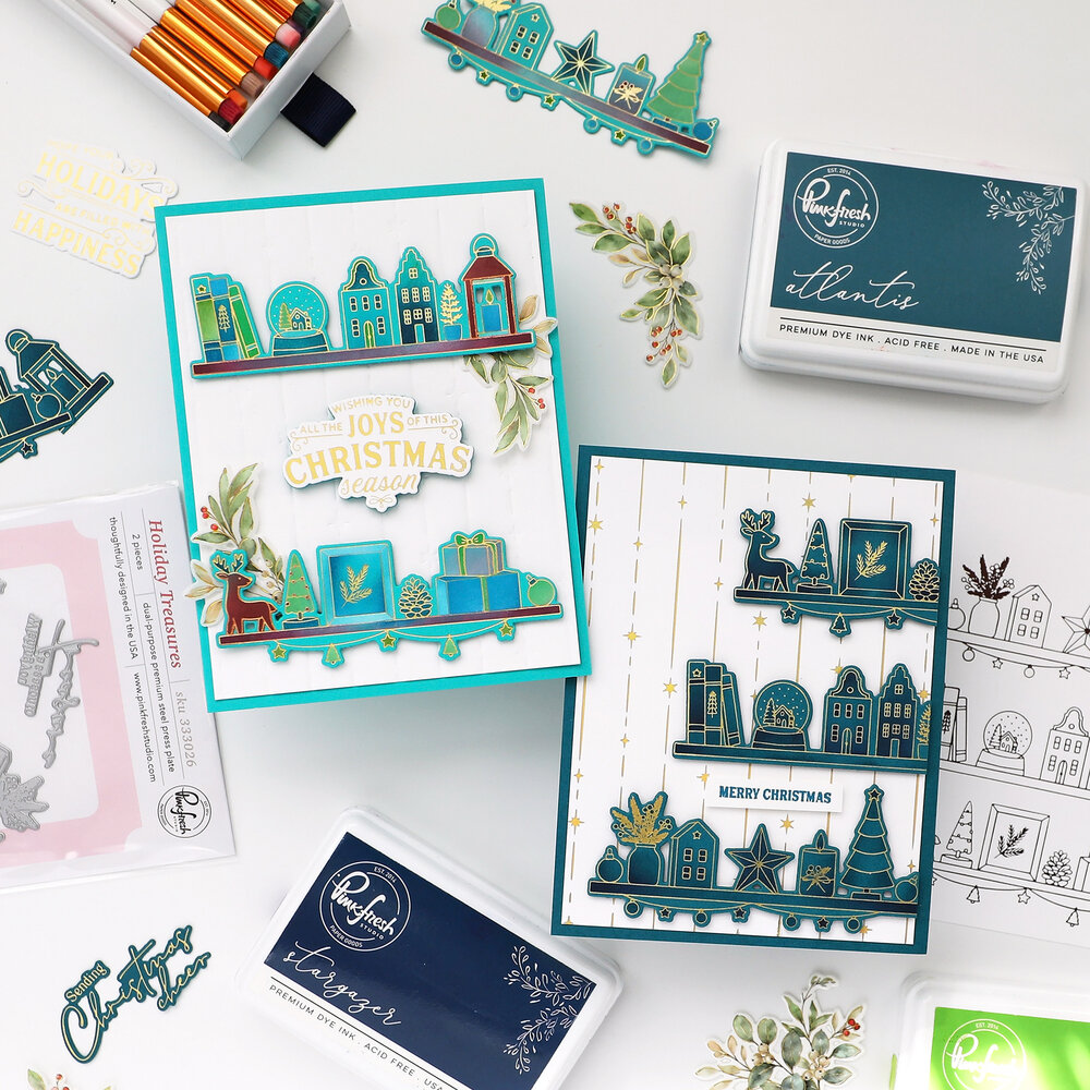 Pinkfresh Studio Season of Wonder Washi Tape Seasonal Sprigs by Dawn Woleslagle (331626)