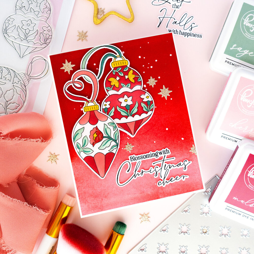 Pinkfresh Studio Season of Wonder Stencil Ornamental Beauty by Inna Moreva (332526)