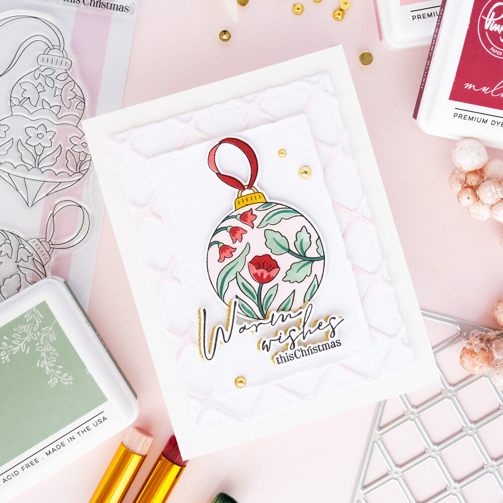 Pinkfresh Studio Season of Wonder Stencil Ornamental Beauty by Inna Moreva (332526)