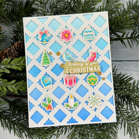 Pinkfresh Studio Season of Wonder Die Treasured Greetings by Inna Moreva (337826)