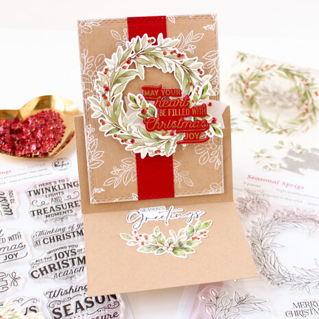 Pinkfresh Studio Season of Wonder Die Treasured Greetings by Inna Moreva (337826)