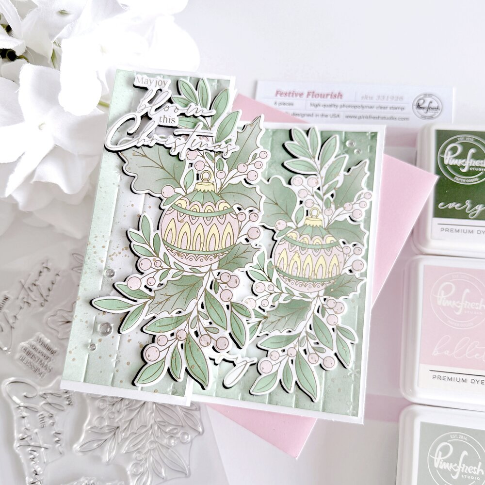 Pinkfresh Studio Season of Wonder Stencil Festive Flourish by Inna Moreva (332126) Pinkfresh Studio Season of Wonder Stencil Festive Flourish by Inna Moreva (332126)