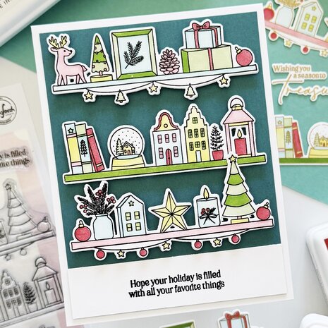 Pinkfresh Studio Season of Wonder Press Plate Holiday Treasures by Inna Moreva (333026) Pinkfresh Studio Season of Wonder Press Plate Holiday Treasures by Inna Moreva (333026)