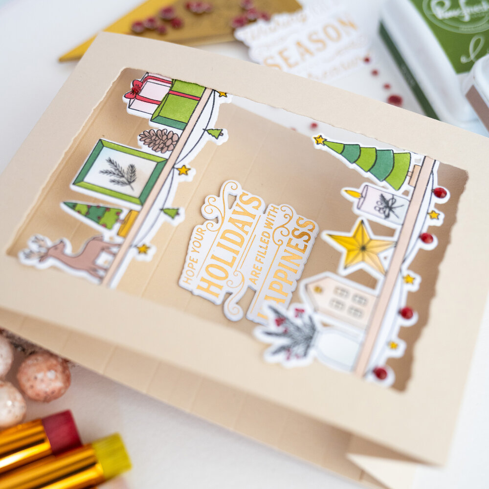 Pinkfresh Studio Season of Wonder Stamp Holiday Treasures by Inna Moreva (332726)