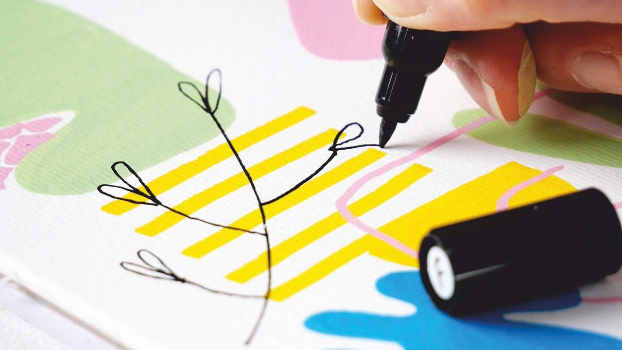 Kreul KREUL Triton Acrylic Marker Fine Black (17609) Kreul KREUL Triton Acrylic Marker Fine Black (17609)