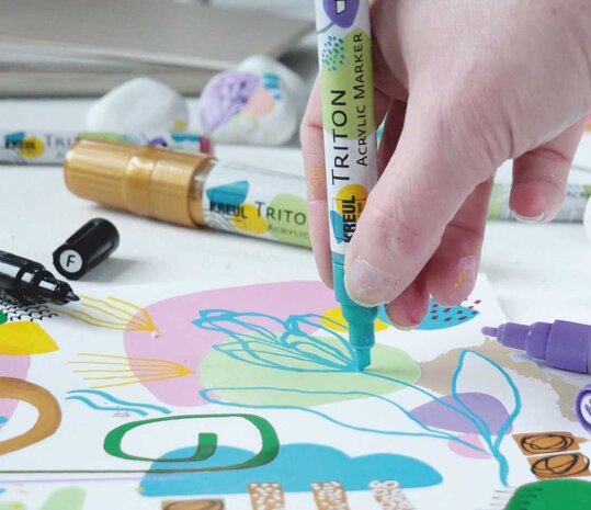Kreul KREUL Triton Acrylic Marker Edge Powerpack (17860) Kreul KREUL Triton Acrylic Marker Edge Powerpack (17860)