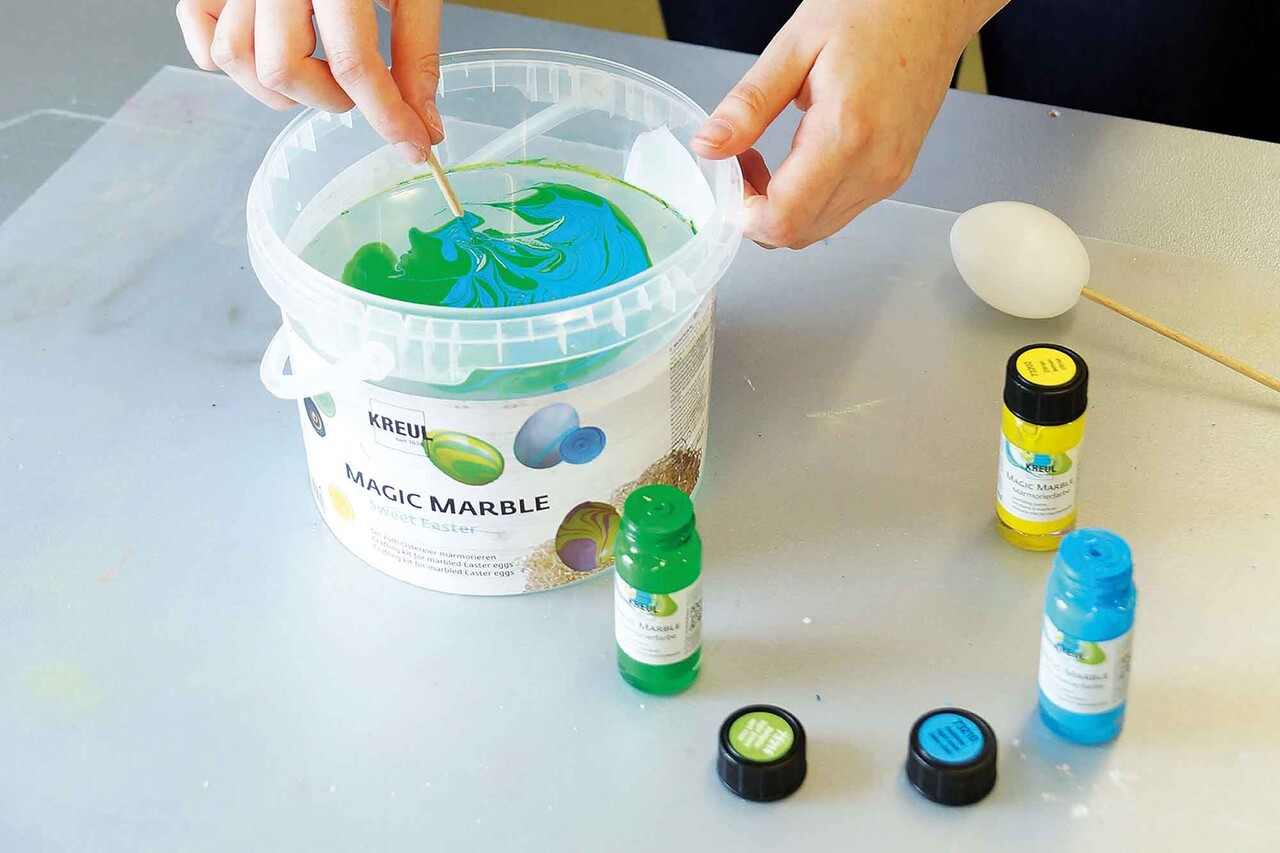 Kreul KREUL Magic Marble Marbling Paint Metallic Colors 20 ml (6pcs) (73610)