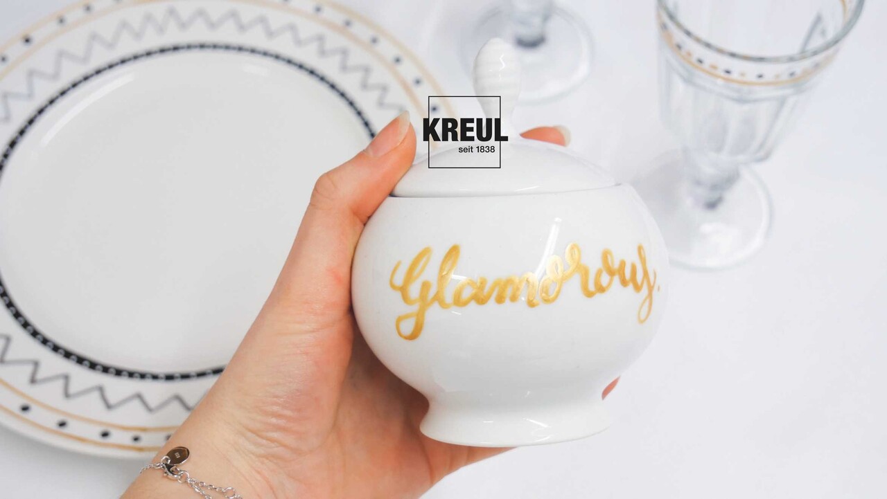 Kreul KREUL Glass & Porcelain Pen Metallic Medium Gold (16415) Kreul KREUL Glass & Porcelain Pen Metallic Medium Gold (16415)