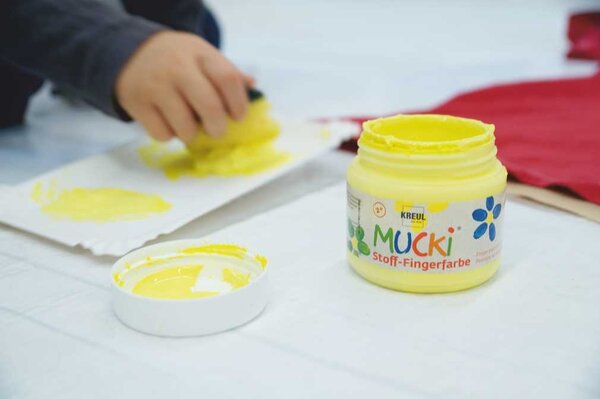 Kreul MUCKI Finger Paint Yellow 150 ml (23102) Kreul MUCKI Finger Paint Yellow 150 ml (23102)