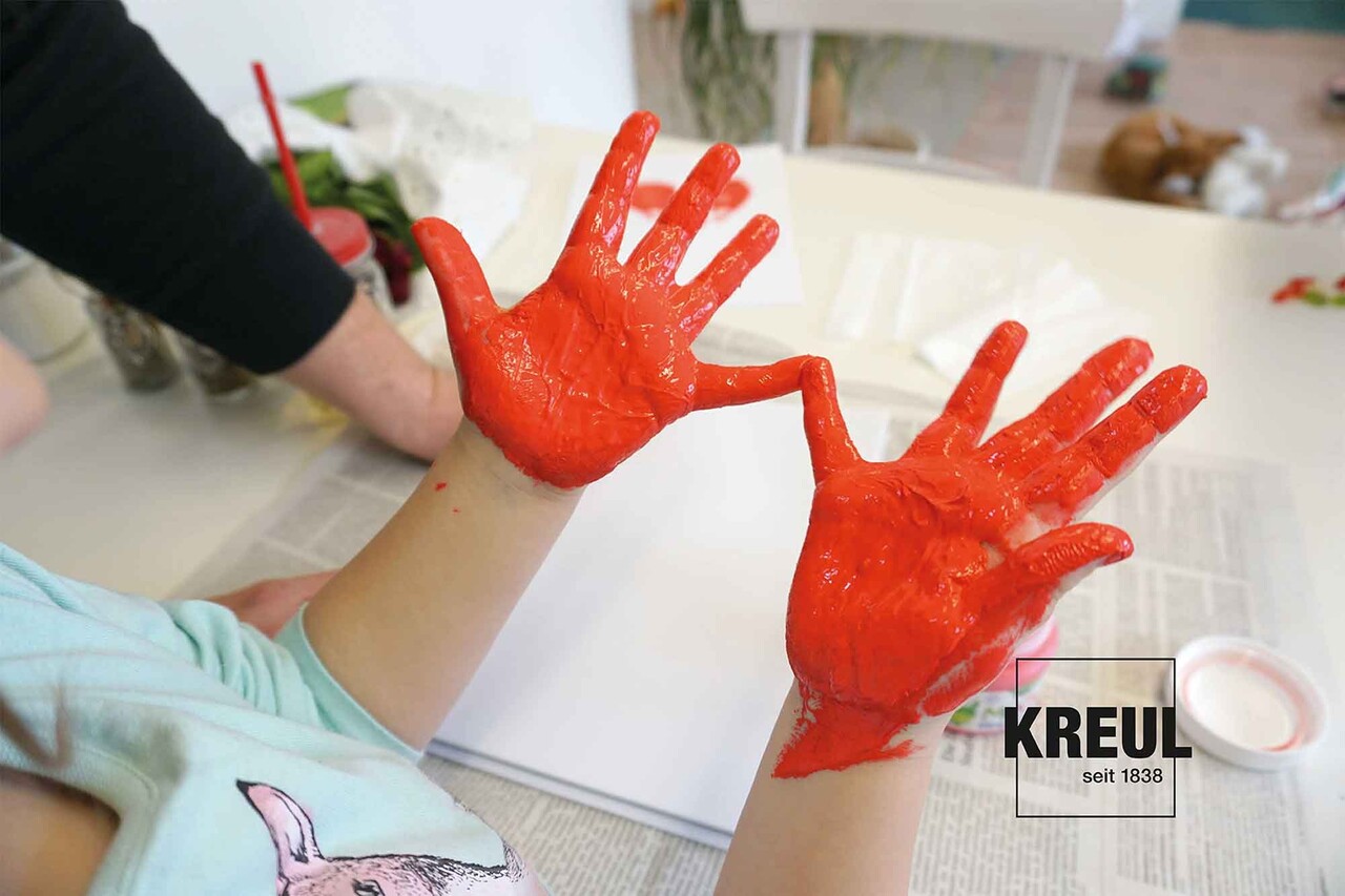 Kreul MUCKI Finger Paint Red 150 ml (23105) Kreul MUCKI Finger Paint Red 150 ml (23105)