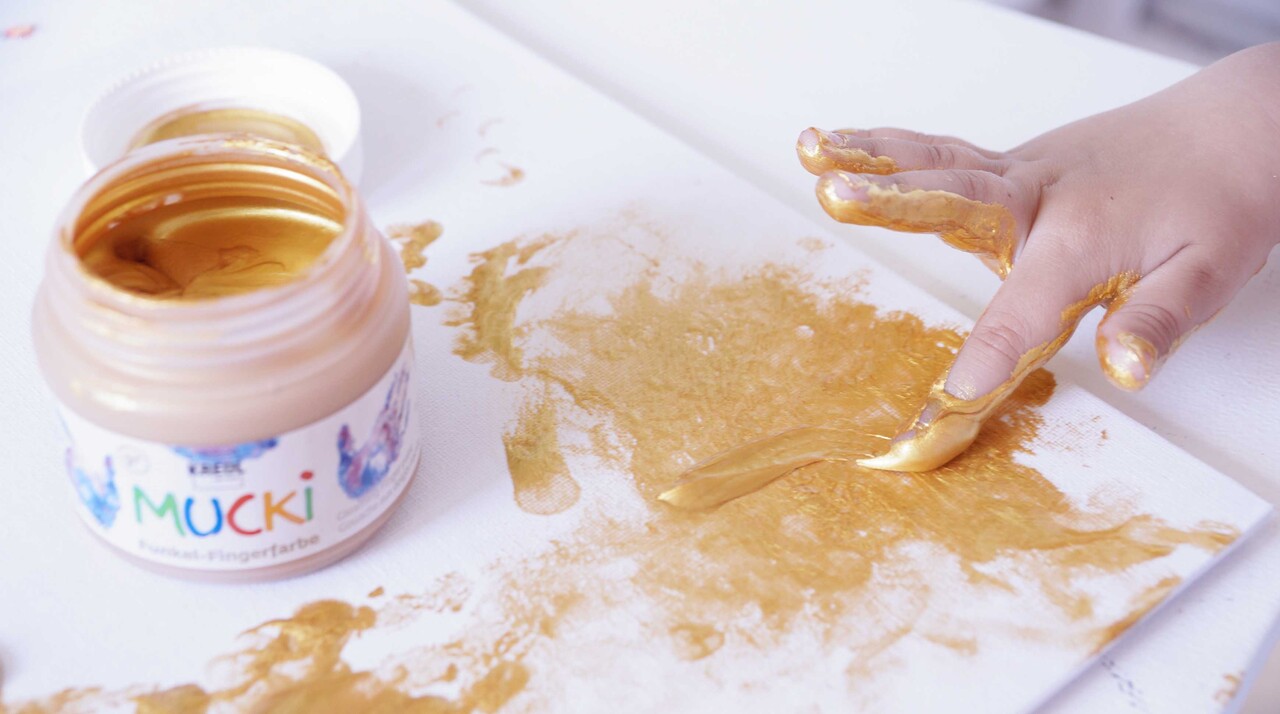 Kreul MUCKI Gleaming Finger Paint 150 ml (6pcs) (2319) Kreul MUCKI Gleaming Finger Paint 150 ml (6pcs) (2319)
