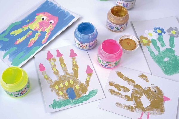 Kreul MUCKI Gleaming Finger Paint 150 ml(4pcs) (2318) Kreul MUCKI Gleaming Finger Paint 150 ml(4pcs) (2318)