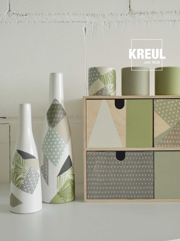 Kreul KREUL Chalky Chalk Paint Basic 150 ml Set of 4 (75305)