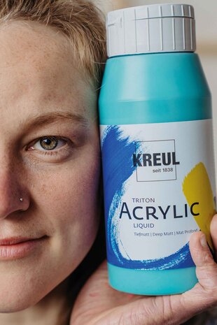 Kreul KREUL Triton Acrylic Liquid Turquoise Blue 750 ml (17046) Kreul KREUL Triton Acrylic Liquid Turquoise Blue 750 ml (17046)