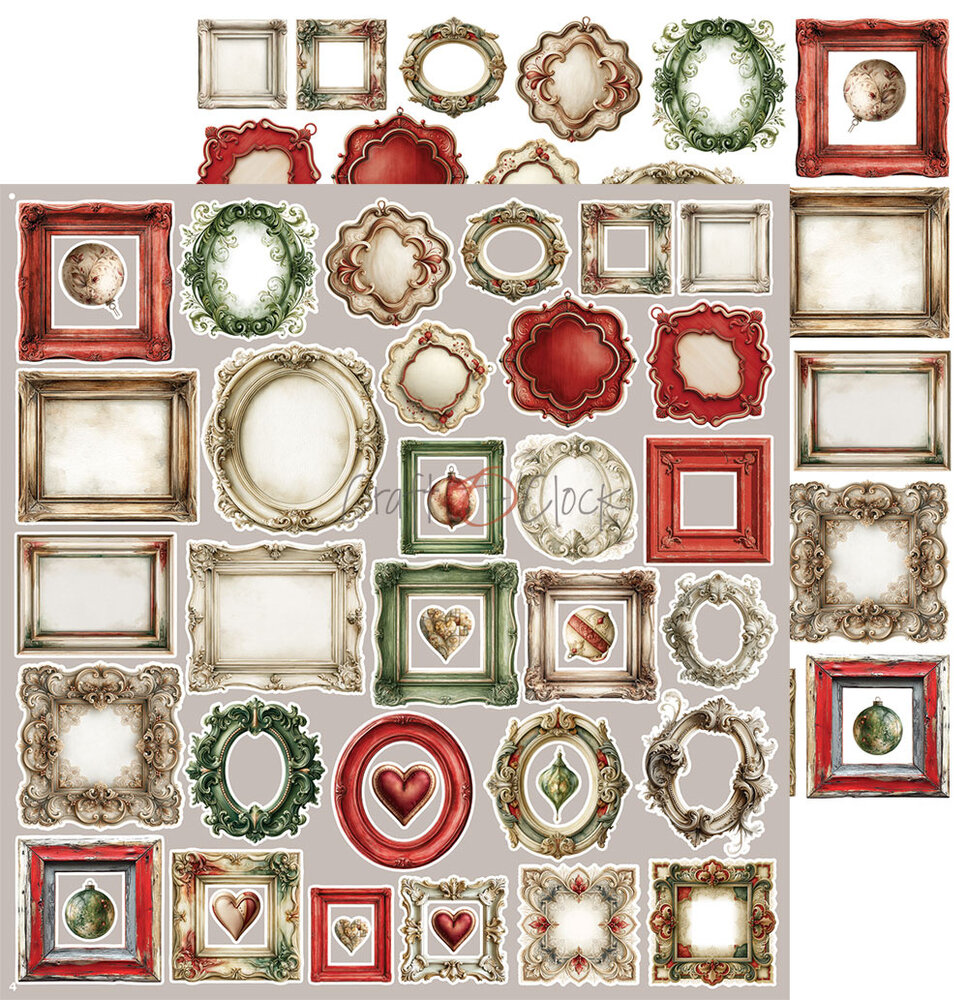 Craft O'Clock Spirit Of Christmas Extras Set Jolly by Renata Ludwinska (CC-C87-SCS-12)