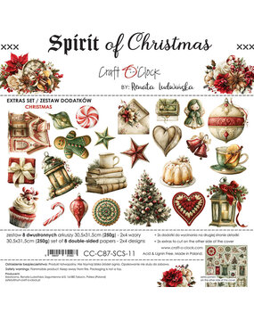 Craft O'Clock Spirit Of Christmas Extras Set Christmas by Renata Ludwinska (CC-C87-SCS-11)