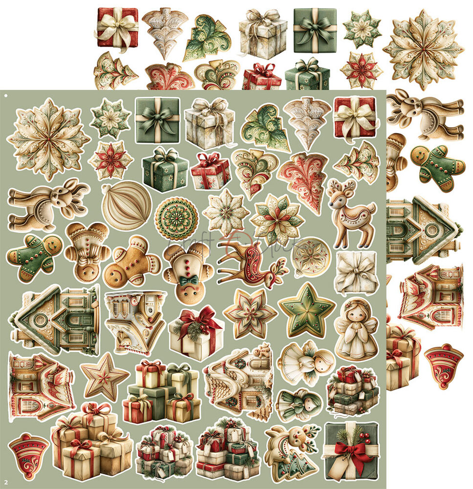 Craft O'Clock Spirit Of Christmas Extras Set Christmas by Renata Ludwinska (CC-C87-SCS-11) Craft O'Clock Spirit Of Christmas Extras Set Christmas by Renata Ludwinska (CC-C87-SCS-11)